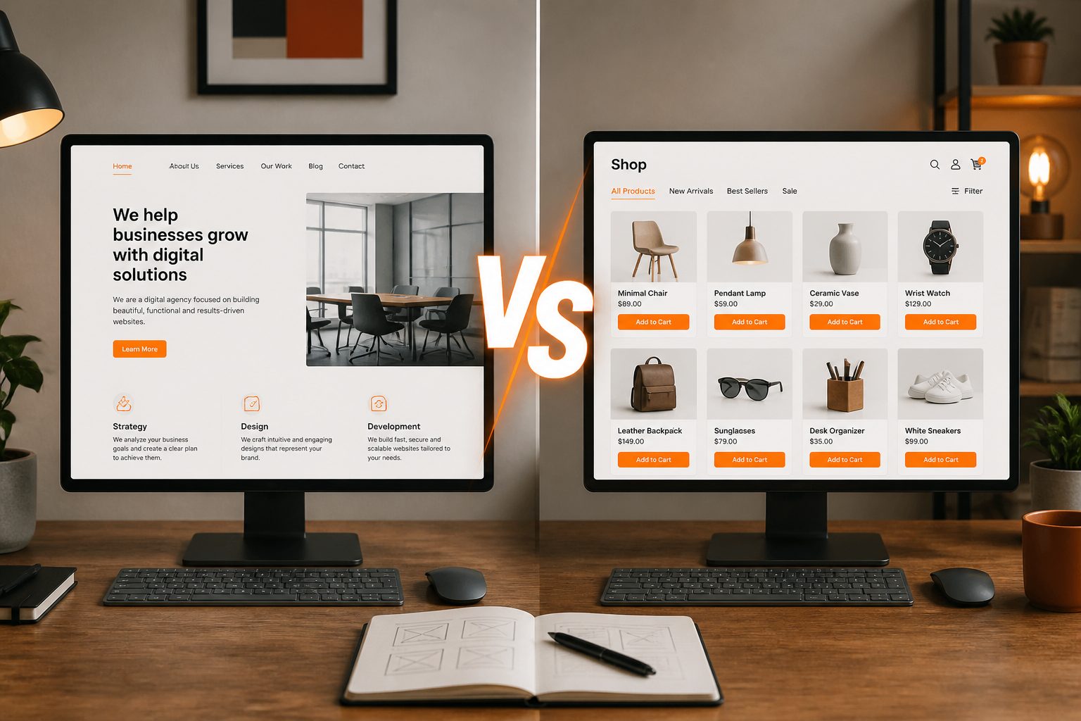 Site vitrine ou e-commerce : comment trancher pour votre entreprise — IKS Communication, agence digitale à Abidjan