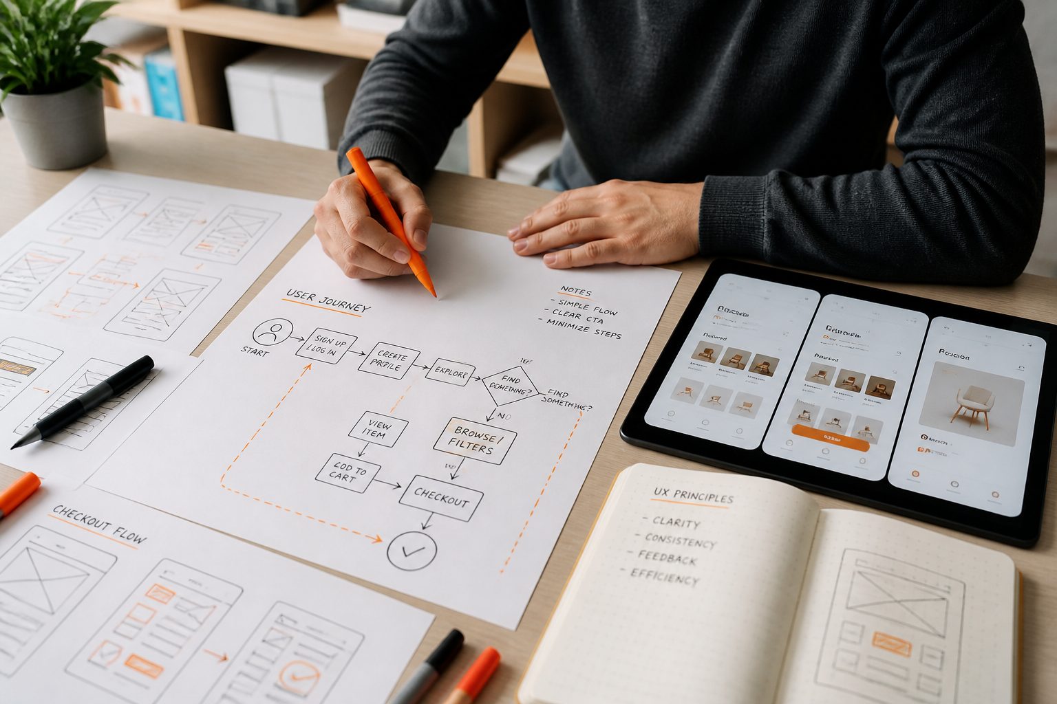 UX et UI : concevoir des parcours qui convertissent en Afrique de l’Ouest — IKS Communication, agence digitale à Abidjan
