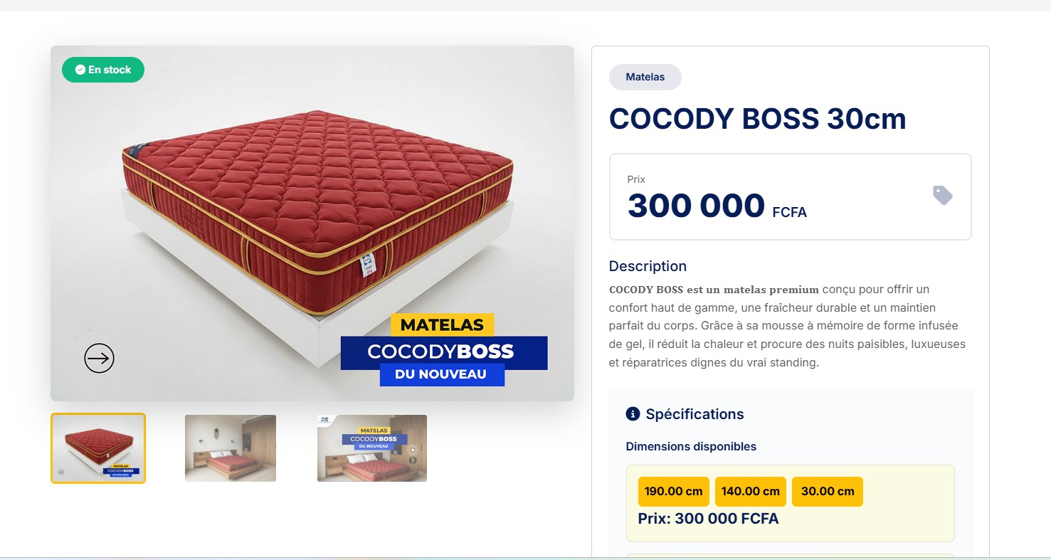 Matelas Douglass : aperçu 3