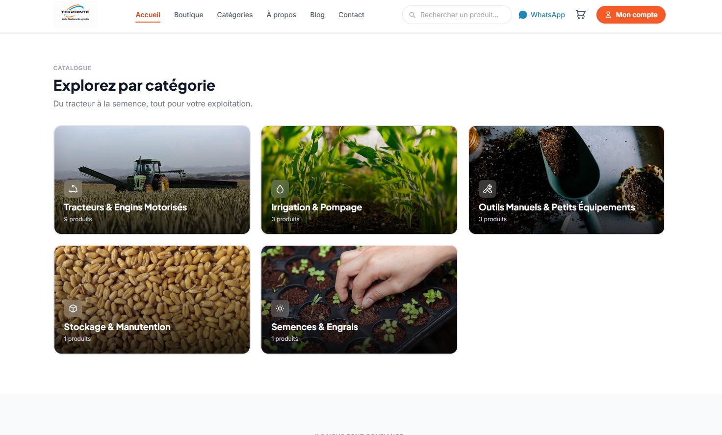 Tekpointe Agri : aperçu 2